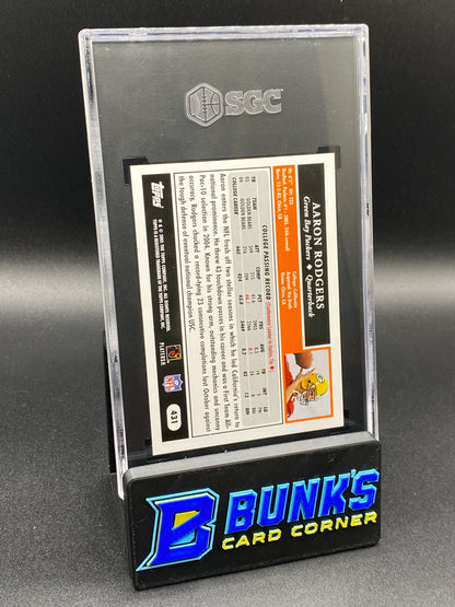 2005 Aaron Rodgers RC SGC Authentic (Box B52)