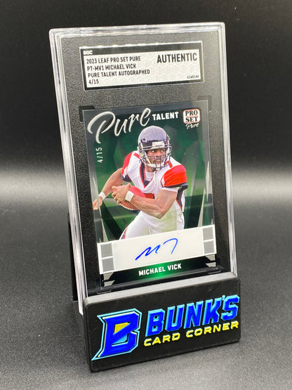 2023 Michael Vick Pure Talent Auto. SGC Authentic (Box B52)