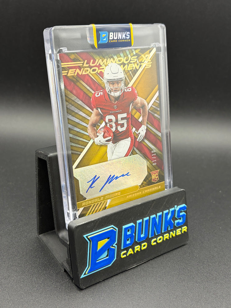 2021 Rondale Moore Luminous Auto Gold & Red RC 1/10