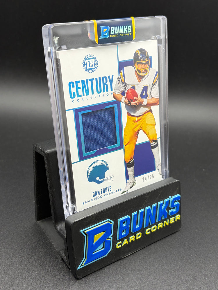 2019 Dan Fouts Encased Panini Player Worn Century Collection 24/25