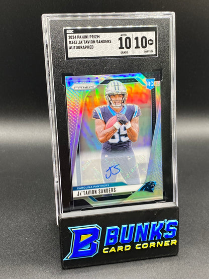 2024 Ja'Tavion Sanders Auto. SGC 10/10 (Box B52)