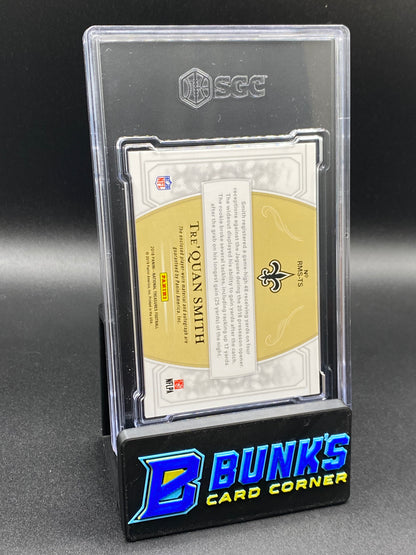 2018 Tre'Quan Smith Rookie Material Sig. Holo Gold SGC Auto. 10 (Box B52)
