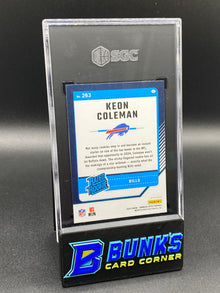2024 Keon Coleman Blue Glitter Prizm RC SGC 9.5 Case Hit (Box B52)
