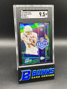 2024 Xavier Worthy End Zone 5/6 RC SGC 9.5 (Box B52)