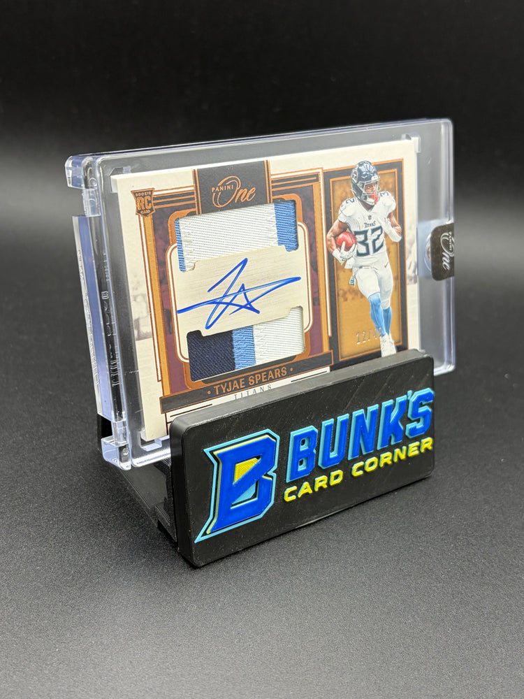 2023 Tyjae Spears One Panini Rookie Dual Patch 12/49
