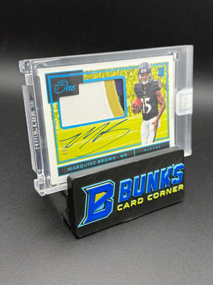 2019 Marquise Brown One Panini AU Auto Patch 12/99