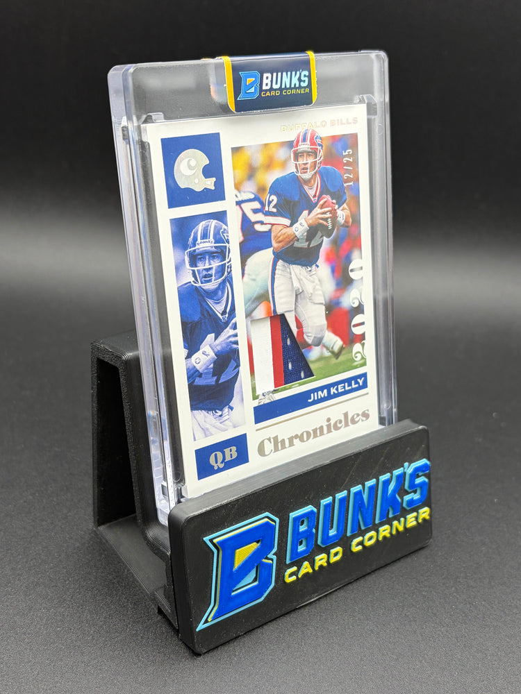 2020 Jim Kelly Chronicles Panini Player Worn Used Material 12/25