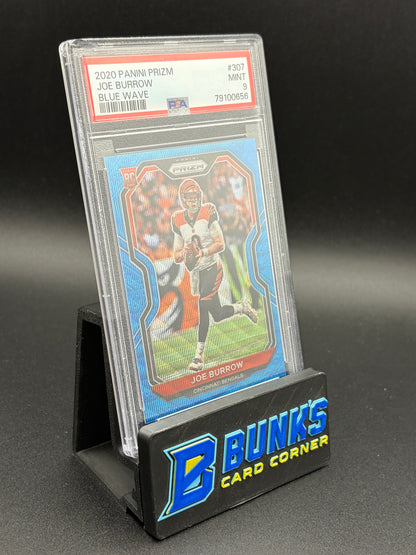 2020 Joe Burrow Blue Wave Prizm PSA 9 RC 82/199