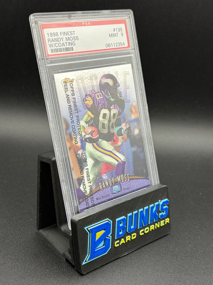 1998 Randy Moss W/Coating Finest PSA 9