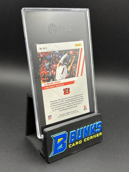 2022 Ja'Marr Chase High Life Orange Elite SGC 10 6/25