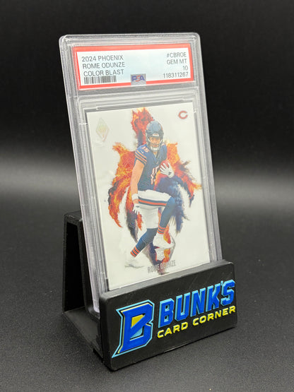2024 Rome Odunze Color Blast Phoenix PSA 10 RC