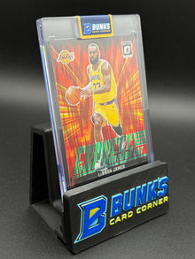 2024-25 LeBron James Green & Orange Shock Donruss Optic 143/149