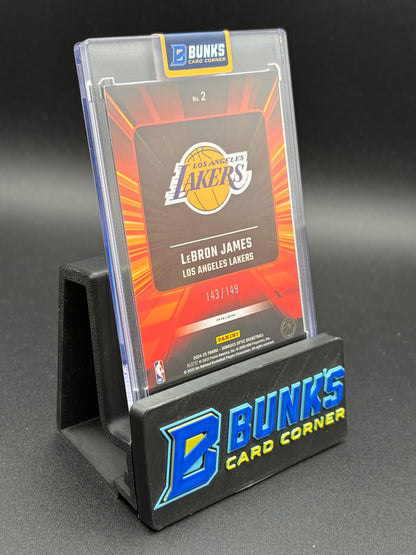 2024-25 LeBron James Green & Orange Shock Donruss Optic 143/149