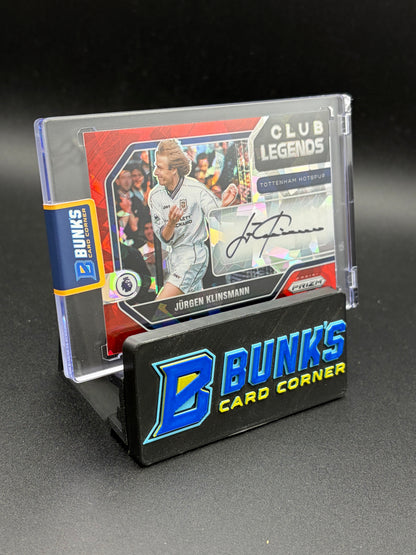2021-22 Jurgen Klinsmann Prizm Premier League Auto Red