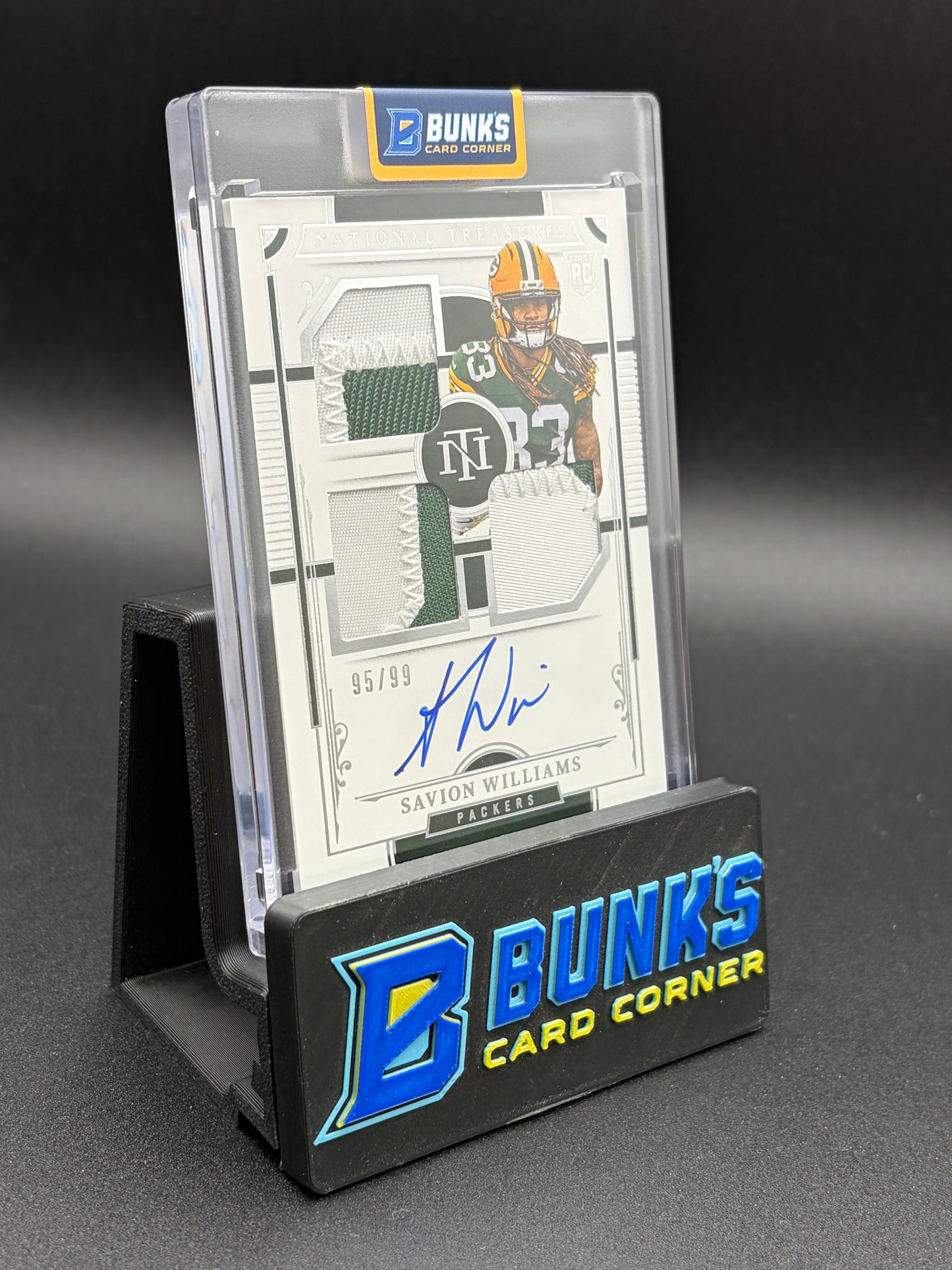 2025 Savion Williams National Treasures Panini Triple Patch RC 95/99