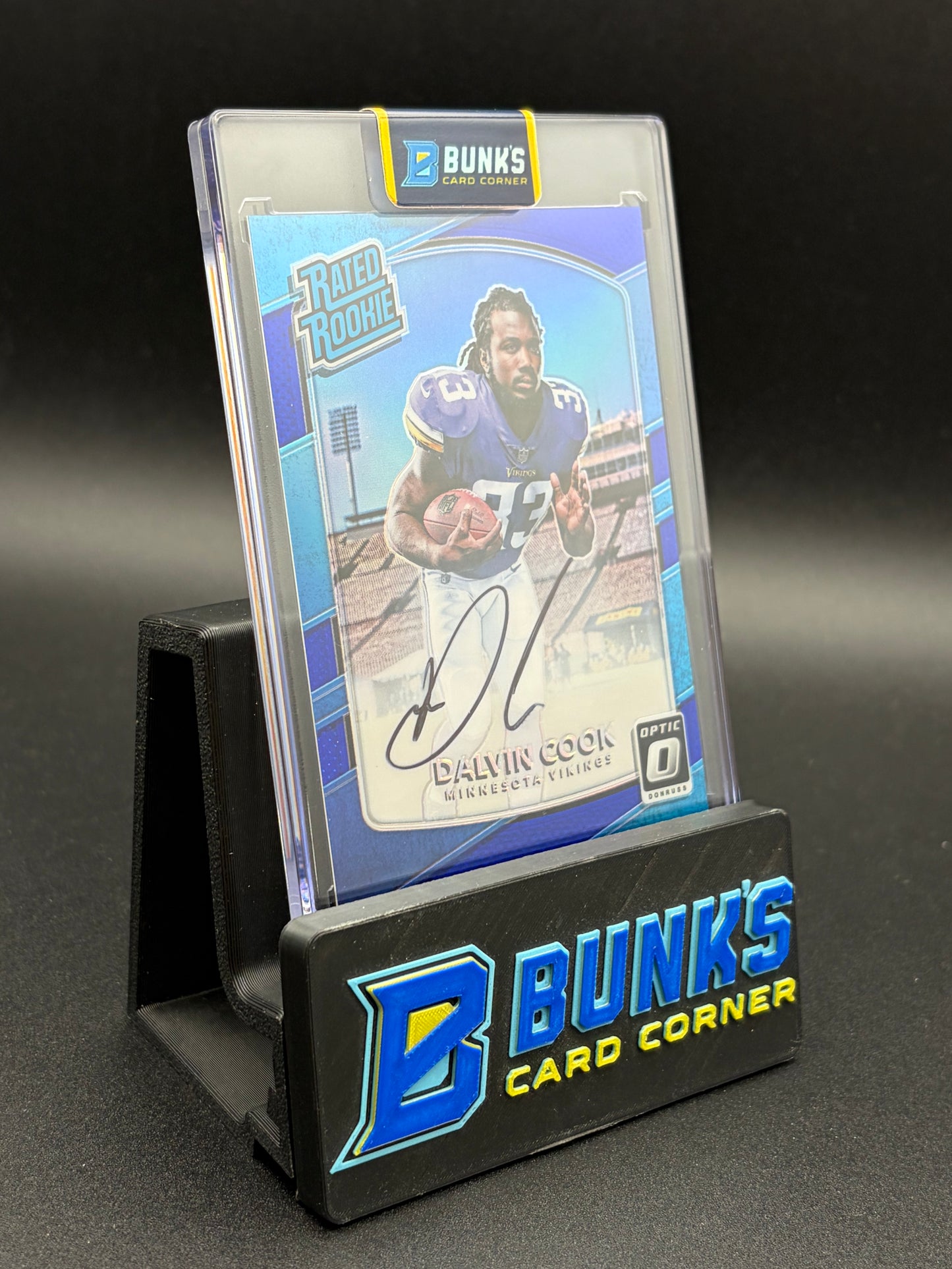 2017 Dalvin Cook Donruss Optic Blue RC 27/75