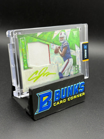 2016 Cardale Jones Rookie Patch Auto Spectra Green RC 17/25