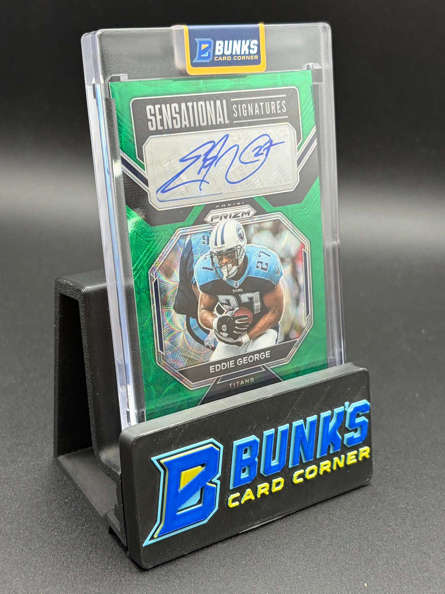 2022 Eddie George Prizm Sensational Signatures 20/49
