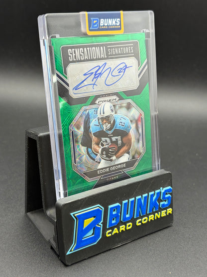2022 Eddie George Prizm Sensational Signatures 20/49