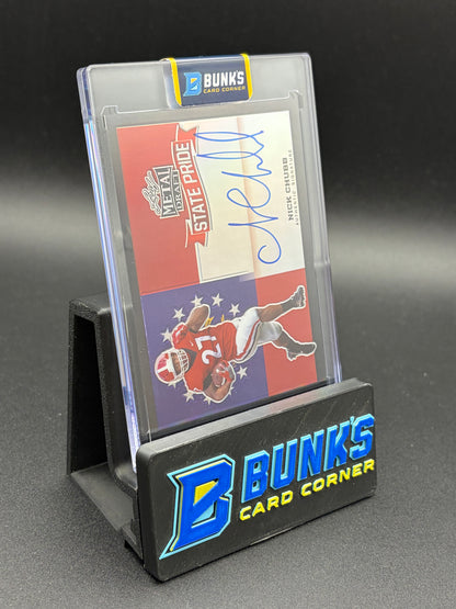 2018 Nick Chubb Leaf Metal Draft State Pride 10/15