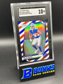 2024 Malik Nabers Red/White/Blue Prizm RC SGC 10 (Box B54)
