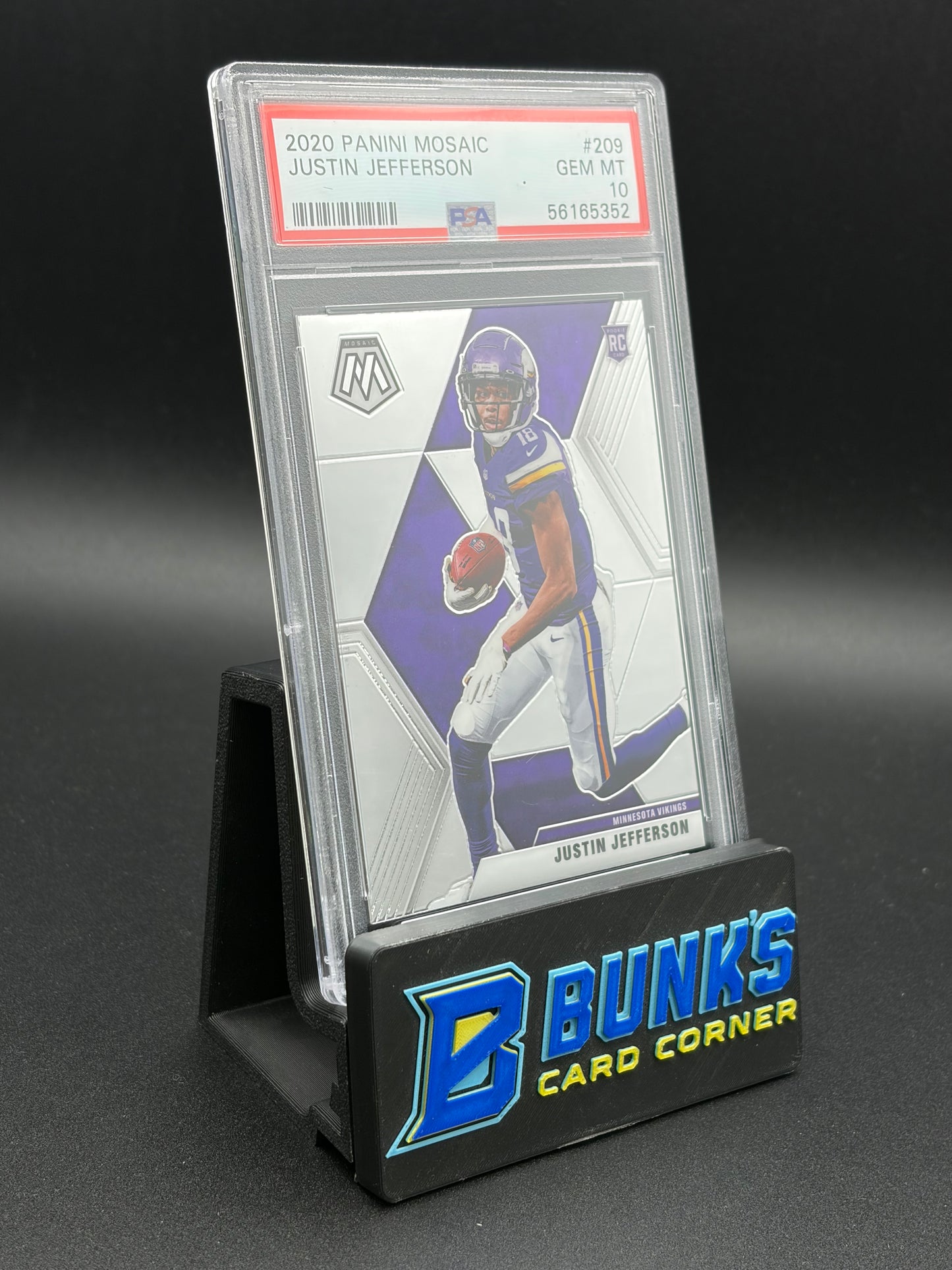2020 Justin Jefferson Mosaic PSA 10 RC