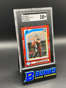 2024 Michael Penix Jr. Optic Preview Red Wave Prizm RC SGC 10 (Box B54)