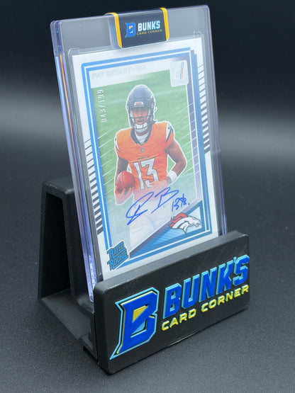 2025 Pat Bryant Donruss Panini RC 43/199