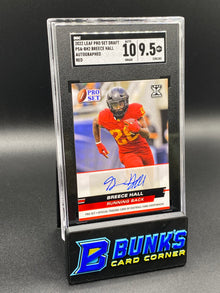 2022 Breece Hall Auto. Red RC SGC 10/9.5 (Box B54)