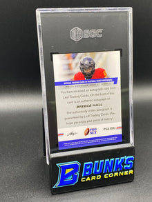 2022 Breece Hall Auto. Red RC SGC 10/9.5 (Box B54)