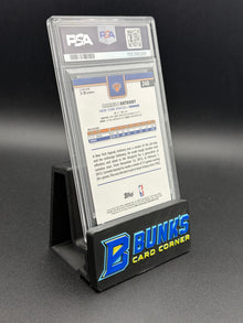 2025 Carmelo Anthony Aqua Refractor PSA 10 166/199