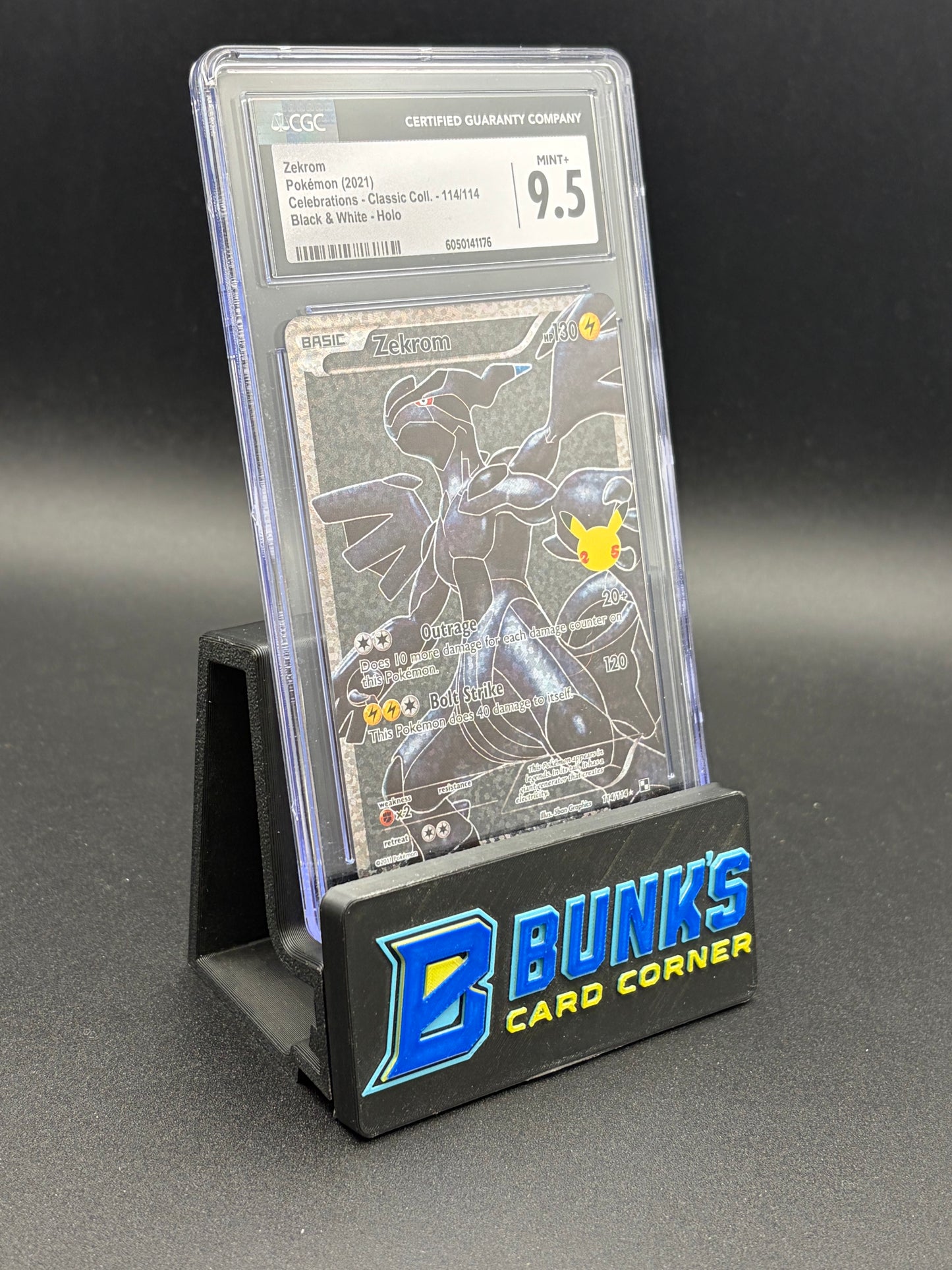 Zekrom Black & White Holo CGC 9.5