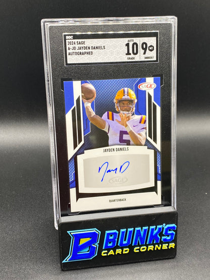 2024 Jayden Daniels Auto. SGC 10/9 (Box B55)