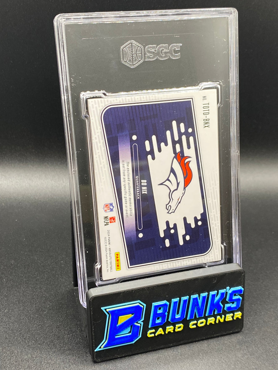 2024 Bo Nix Tools Of The Trade Dual Material RC SGC 9