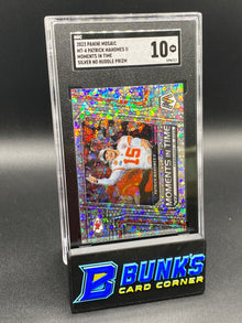 2023 Patrick Mahomes II Moments in Time Silver No Huddle Prizm SGC 10 (Box B55)