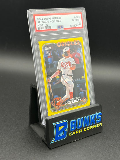 2024 Jackson Holliday Yellow Update PSA 10 RC