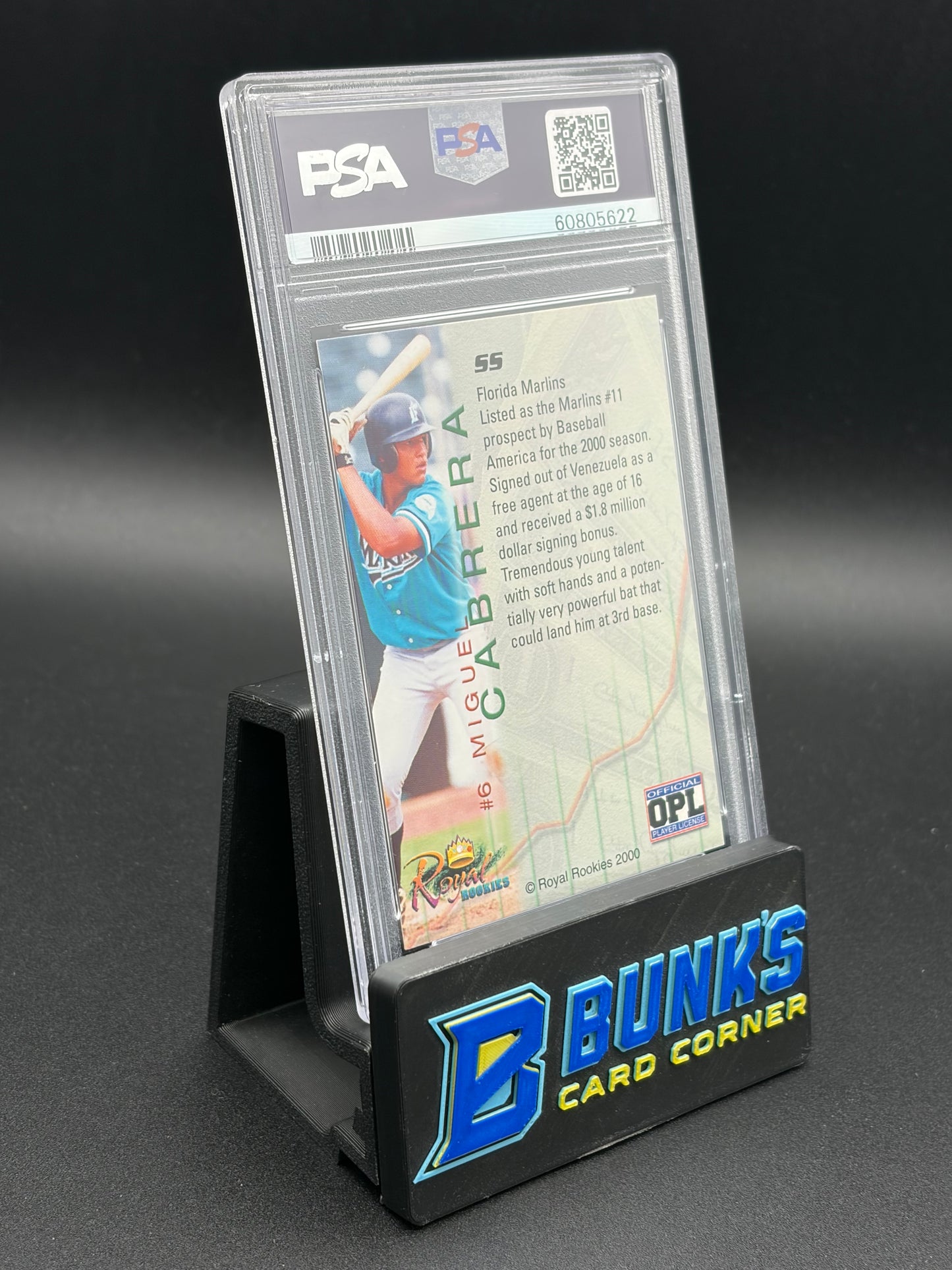 2000 Miguel Cabrera Futures PSA 9 RC