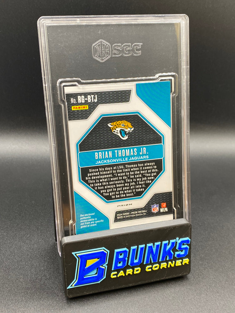 2024 Brian Thomas Jr. Rookie Gear Pink Prizm RC SGC 10