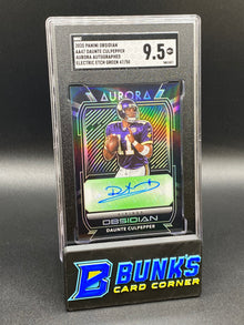 2020 Daunte Culpepper Aurora Auto. Electric Etch Green SGC 9.5 (Box B53)