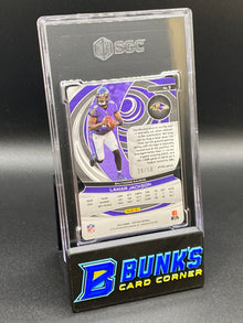 2023 Lamar Jackson Neon Blue Die-Cut Prizm SGC 10 (Box B53)