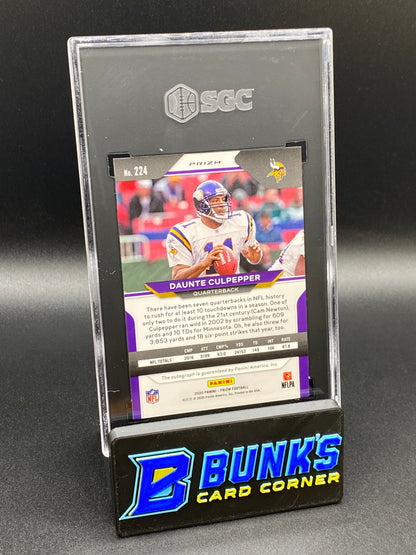 2020 Daunte Culpepper Auto. SGC 10/10 (Box B53)