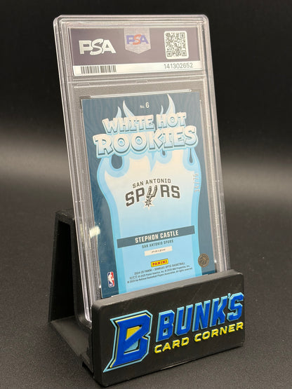 2024 Stephon Castle White Hot Rookies Red Shim Optic PSA 9