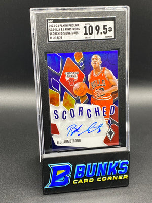 2023-24 BJ Armstrong Scorched Sig. Blue RC SGC 10/9.5