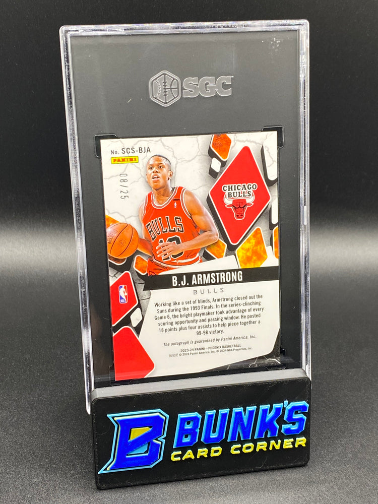 2023-24 BJ Armstrong Scorched Sig. Blue RC SGC 10/9.5