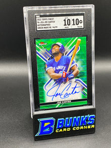 2022 Joe Carter Auto. Green Wave Re. SGC 10/10 (Box B53)