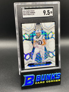 2024 Chuba Hubbard White Prizm SGC 9.5 (Box B56)