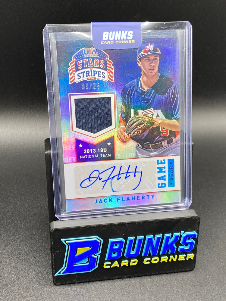 2015 Jack Flaherty Auto. Jersey SP