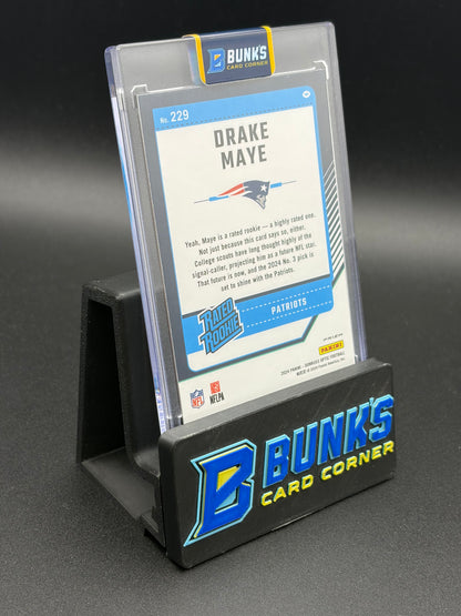 2024 Drake Maye Donruss Optic Green Refractor RC