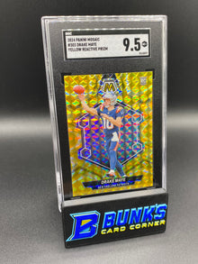 2024 Drake Maye Yellow Reactive Prizm RC SGC 9.5 (Box B56)