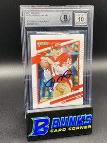 2021 Joe Montana Auto. Beckett Auto. 10 (Box B56)